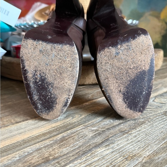 Ralph Lauren Collection Chocolate Leather Ankle Boots - Picture 11 of 12